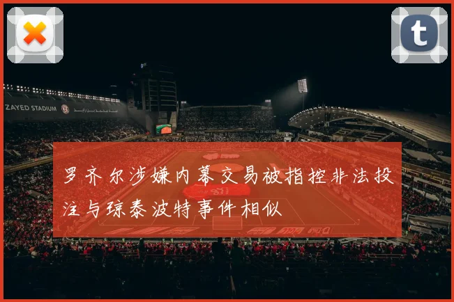 罗齐尔涉嫌内幕交易被指控非法投注与琼泰波特事件相似